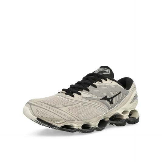 Mizuno Unisex Wave Prophecy LS Silver Cloud / Black / Opal Gray