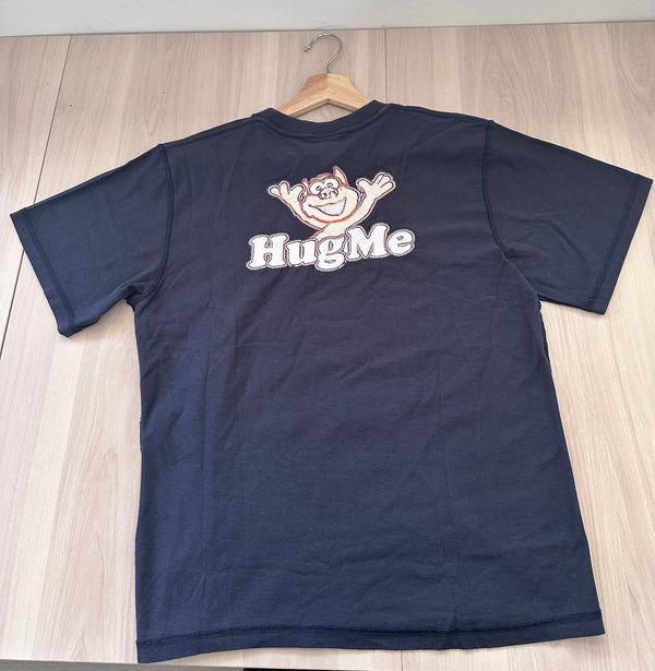 Vetements women washed inside out tee 2019 -navy