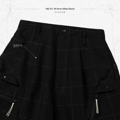 Pre order Goopimade “MZ-O1” M-Form Utility Shorts - Shadow