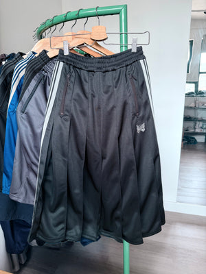 現貨 Needles Pleated Track Skirt - Poly Smooth Charcoal