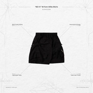 Pre order Goopimade “MZ-O1” M-Form Utility Shorts - Shadow