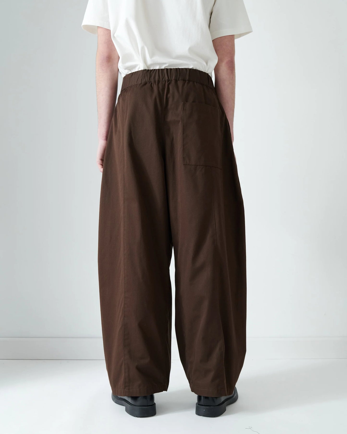 Pre Order - Sage Nation Box Pleat Pants -Brown