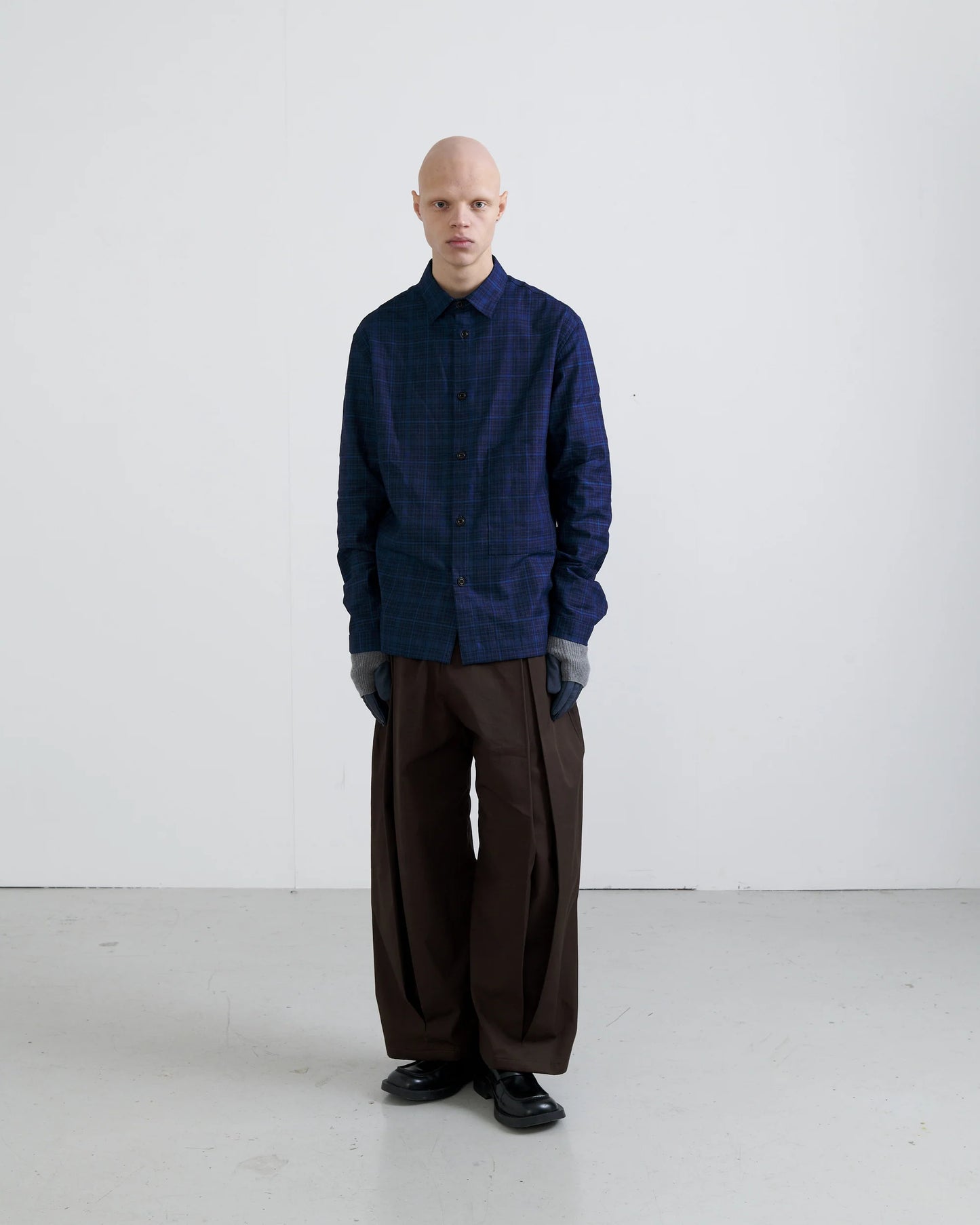 Pre Order - Sage Nation Box Pleat Pants -Brown