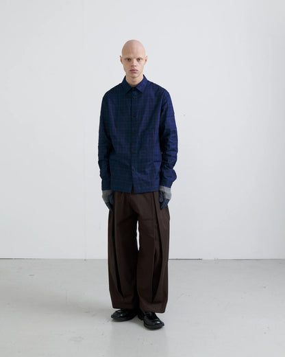 Pre Order - Sage Nation Box Pleat Pants -Brown