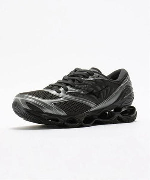 Mizuno Unisex Wave Prophecy LS Black / Metallic Gray