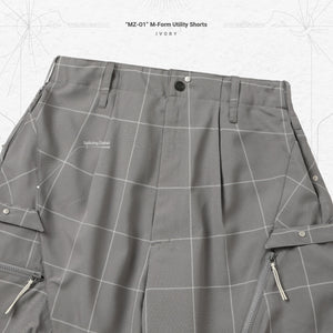 Pre order Goopimade “MZ-O1” M-Form Utility Shorts - Ivory