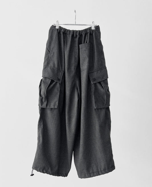 Farmer ‘s MKT Checker Wide Leg Cargo Pants