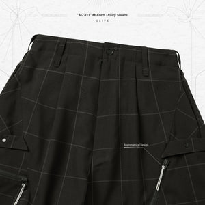 Pre order Goopimade “MZ-O1” M-Form Utility Shorts - Grey