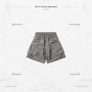 Pre order Goopimade “MZ-O1” M-Form Utility Shorts - Ivory