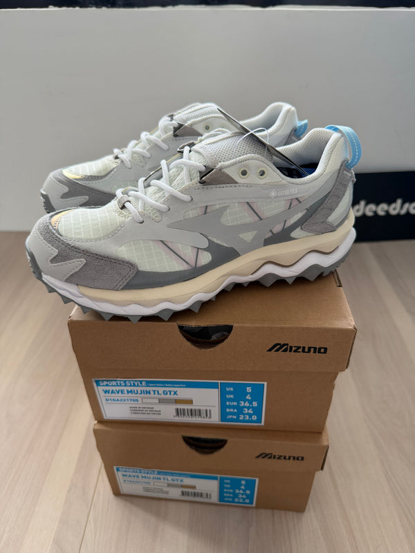 Mizuno Unisex Wave Mujin TL GTX Off White / Light Grey