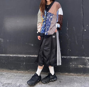 現貨 Needles Pleated Track Skirt - Poly Smooth Charcoal