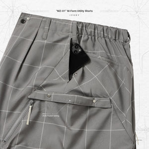 Pre order Goopimade “MZ-O1” M-Form Utility Shorts - Ivory