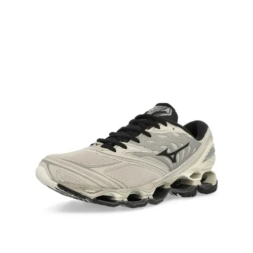 Mizuno Unisex Wave Prophecy LS Silver Cloud / Black / Opal Gray