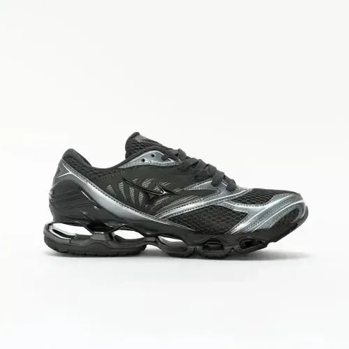 Mizuno Unisex Wave Prophecy LS Black / Metallic Gray