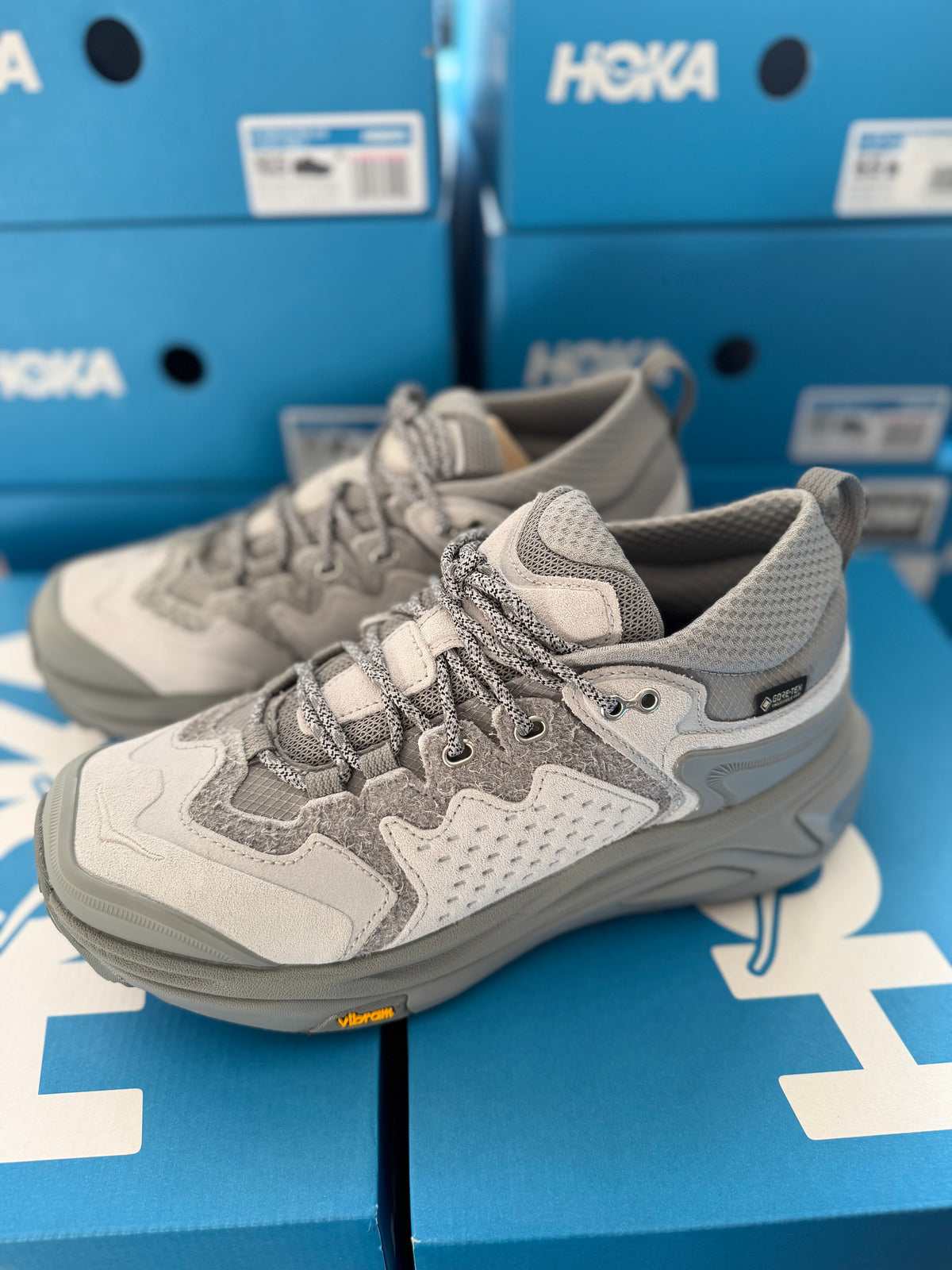 Hoka Elite Terrain System Kaha 3 Low GTX Grey 灰色