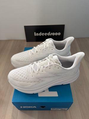 半價優惠 Hoka Men's Clifton 9 White
