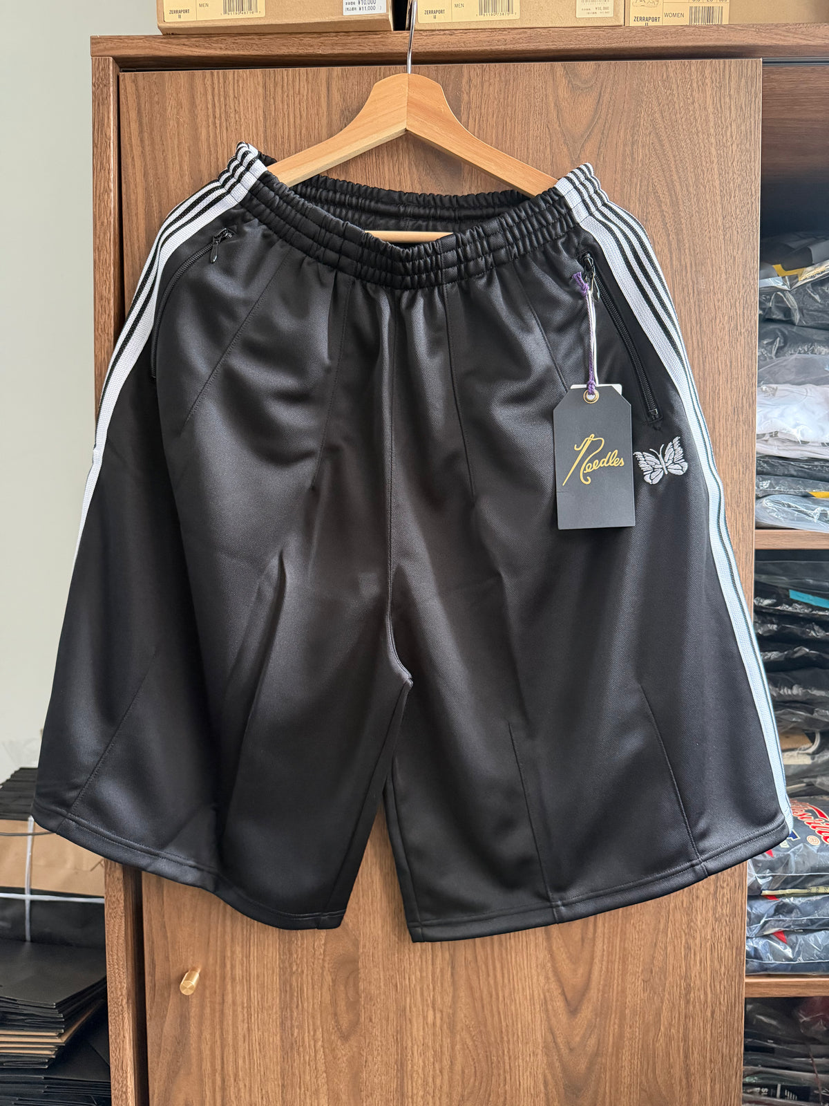 現貨 Needles 別注 H.D. Track Shorts - Poly Smooth