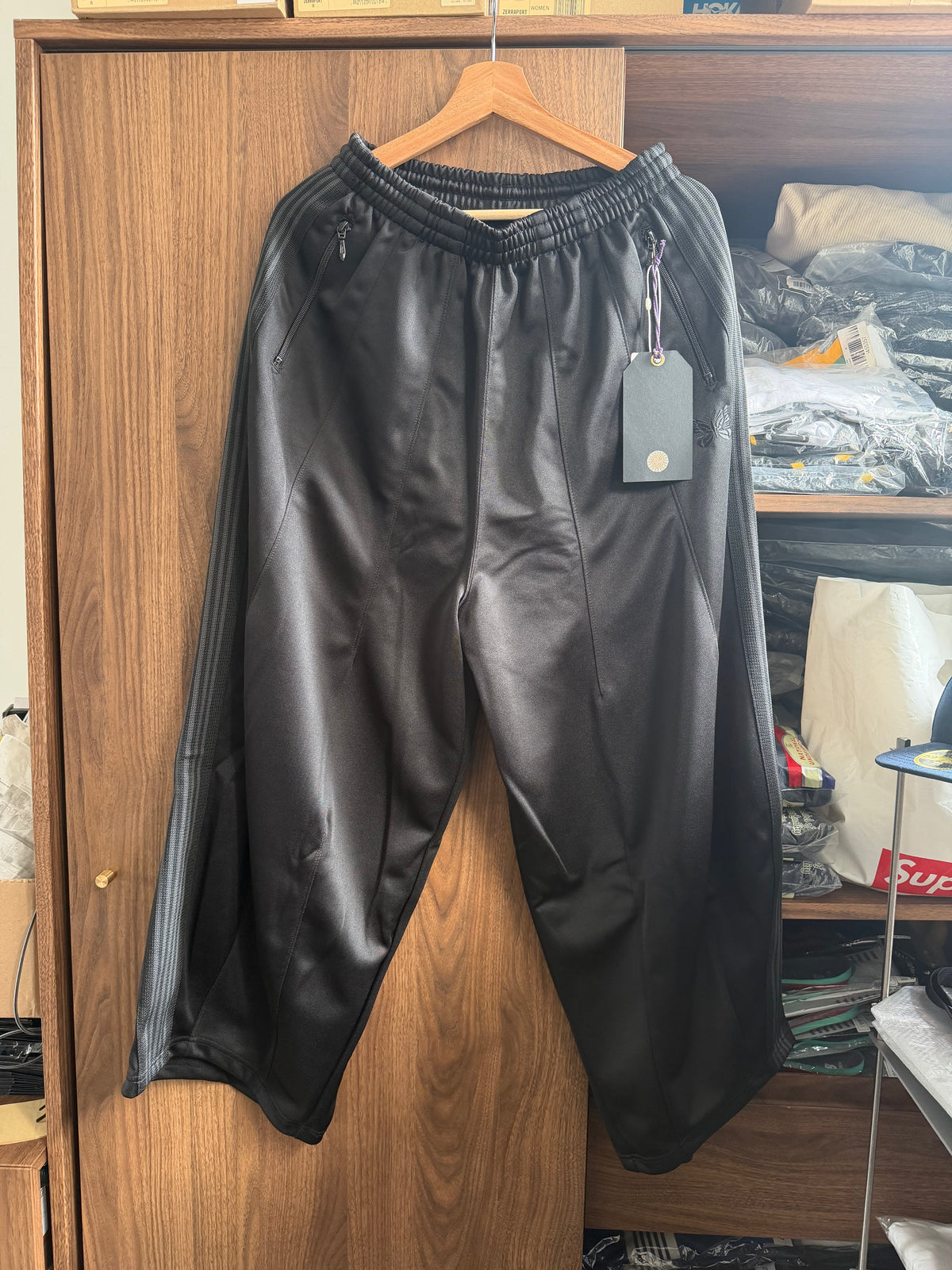 現貨 Needles 別注H.D TRACK PANTS - POLY SMOOTH