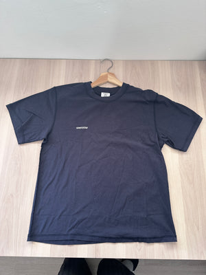 Vetements women washed inside out tee 2019 -navy