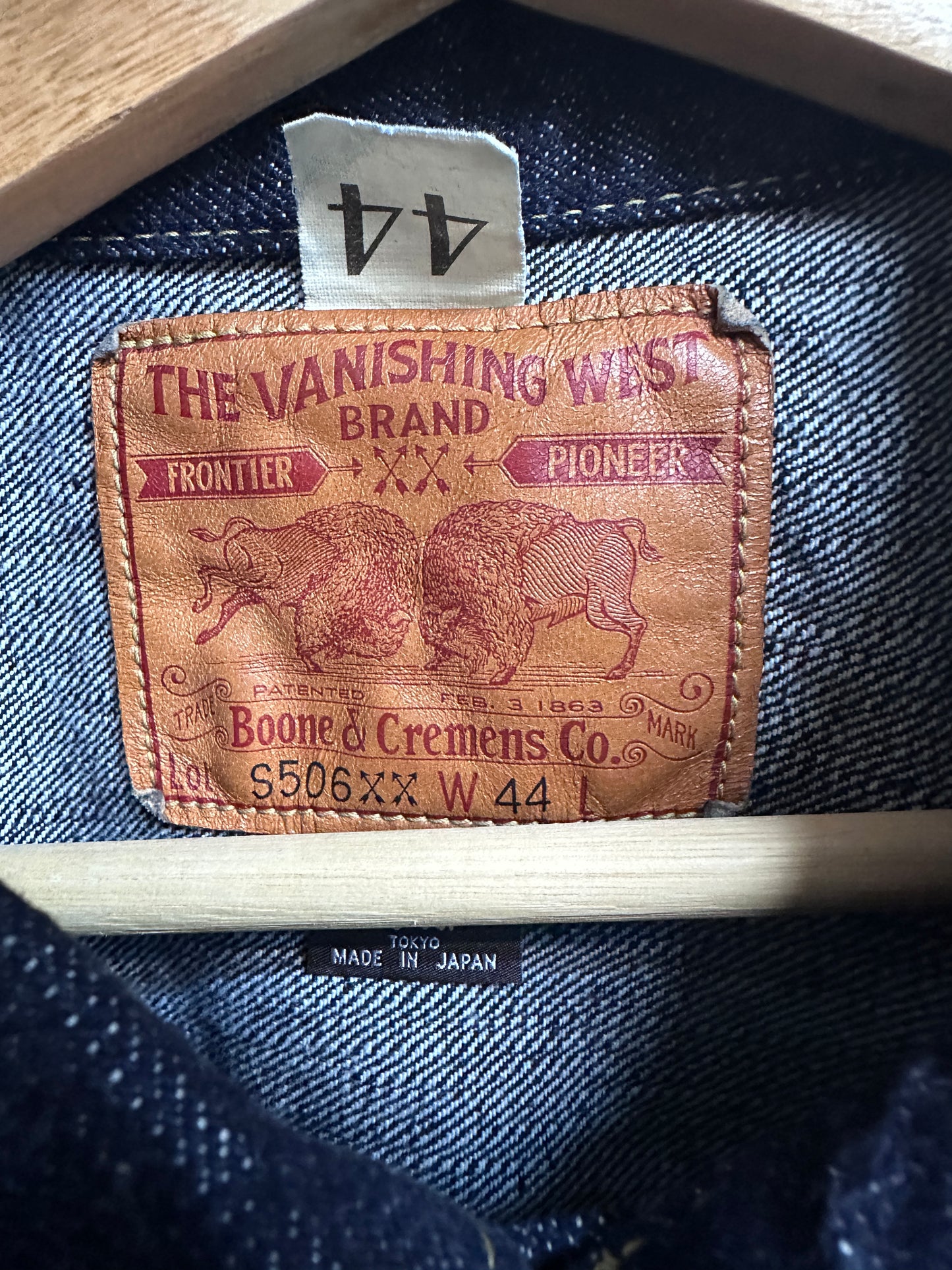 Freewheelers & Co The Vanishing West 506XX '1944-45' Type-I Denim Jacket