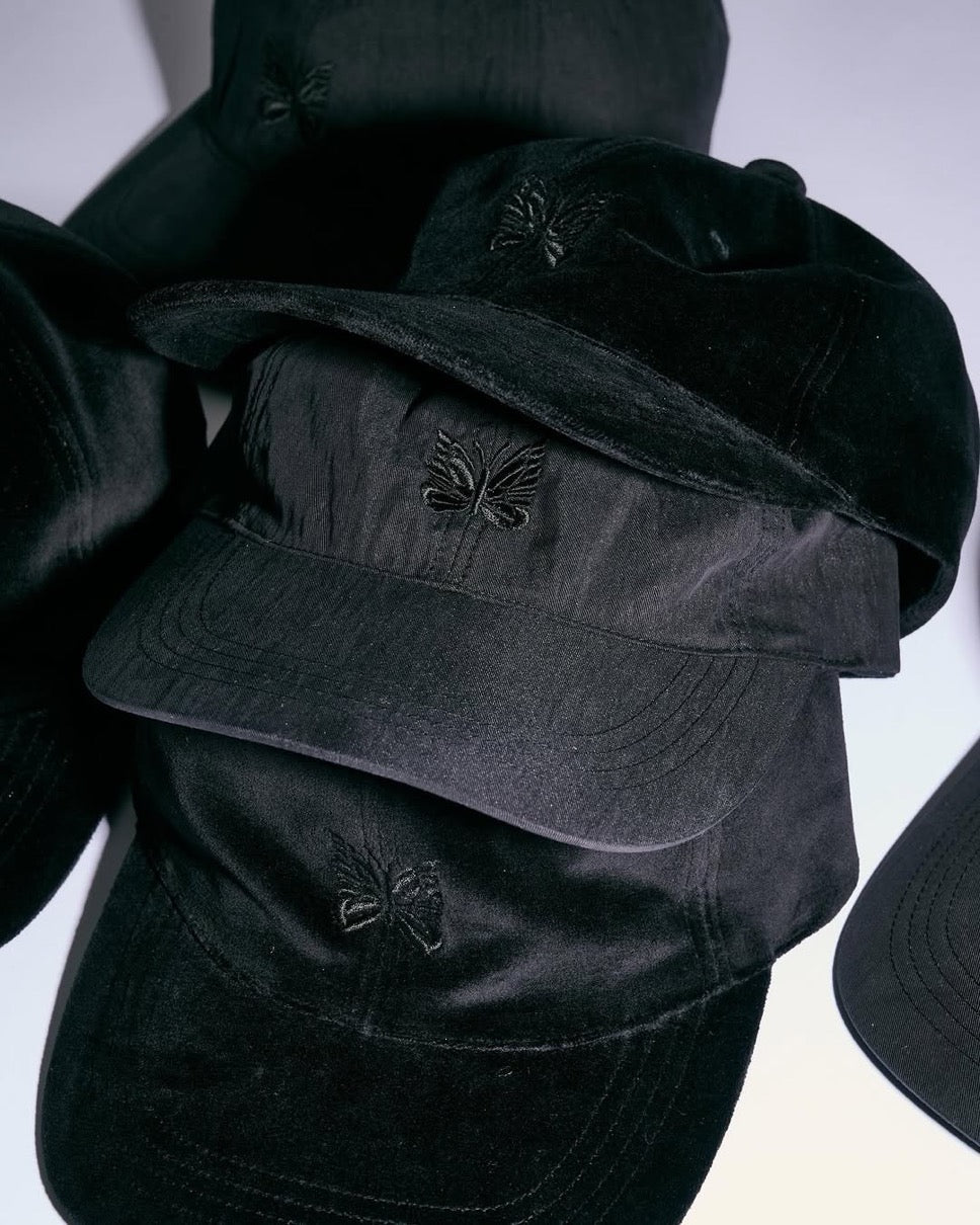 Needles x STUDIOUS Black Nylon Cap