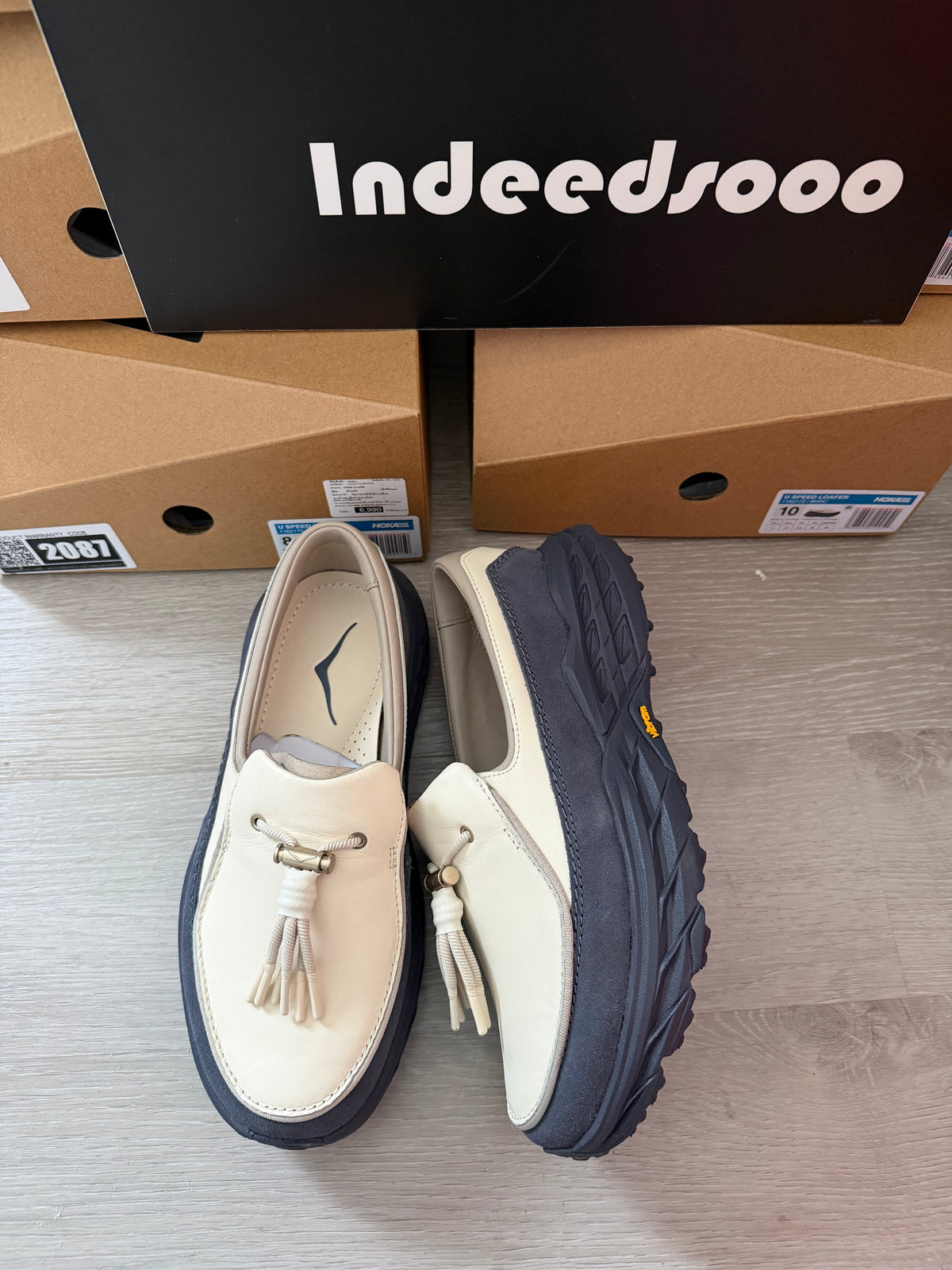 限時優惠 現貨 Hoka Unisex Speed Loafer Birch / Charcoal Grey