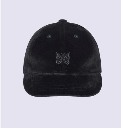 Needles x STUDIOUS Black Velour Cap